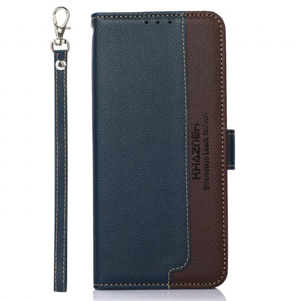 Flipové Pouzdro Na iPhone 13 Pro Max Rfid Khazneh Ve Stylu Liči