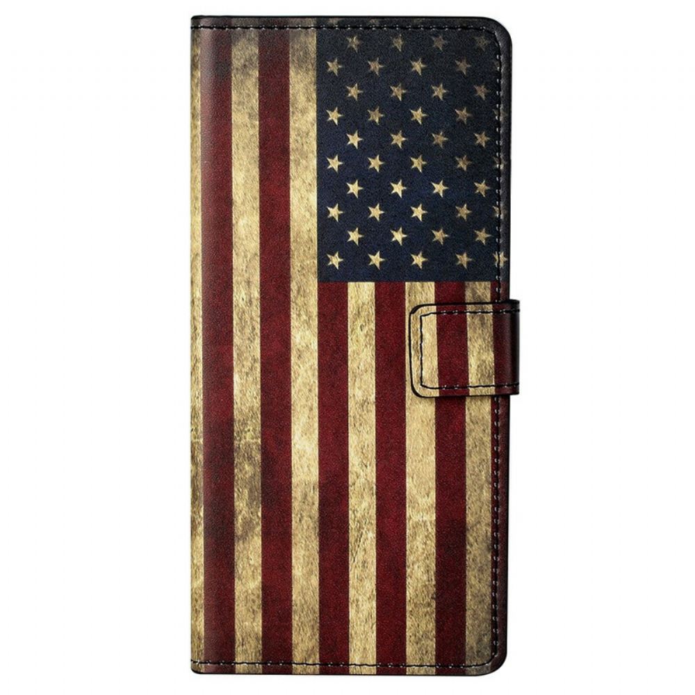 Flipové Pouzdro Na iPhone 13 Pro Max Vlajka Usa