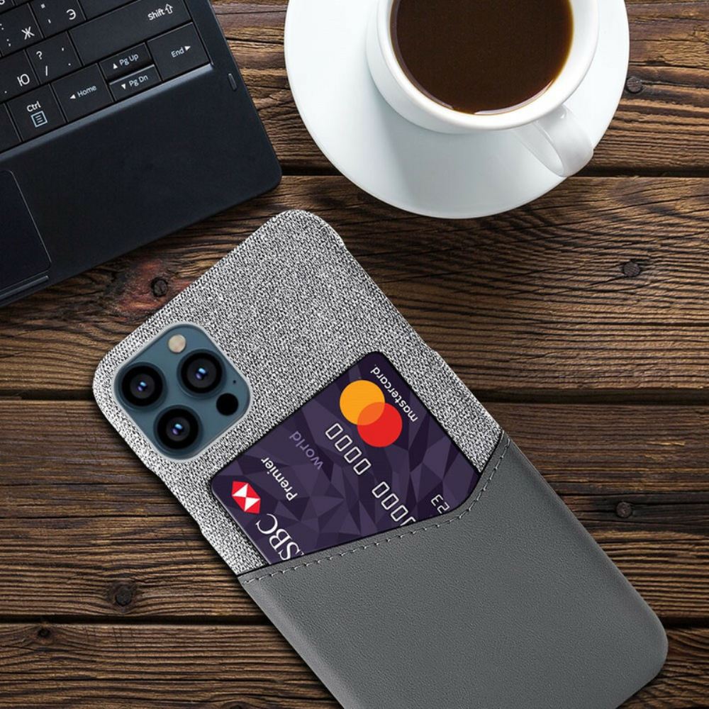Kryt Na iPhone 13 Pro Max Držitel Karty Ksq