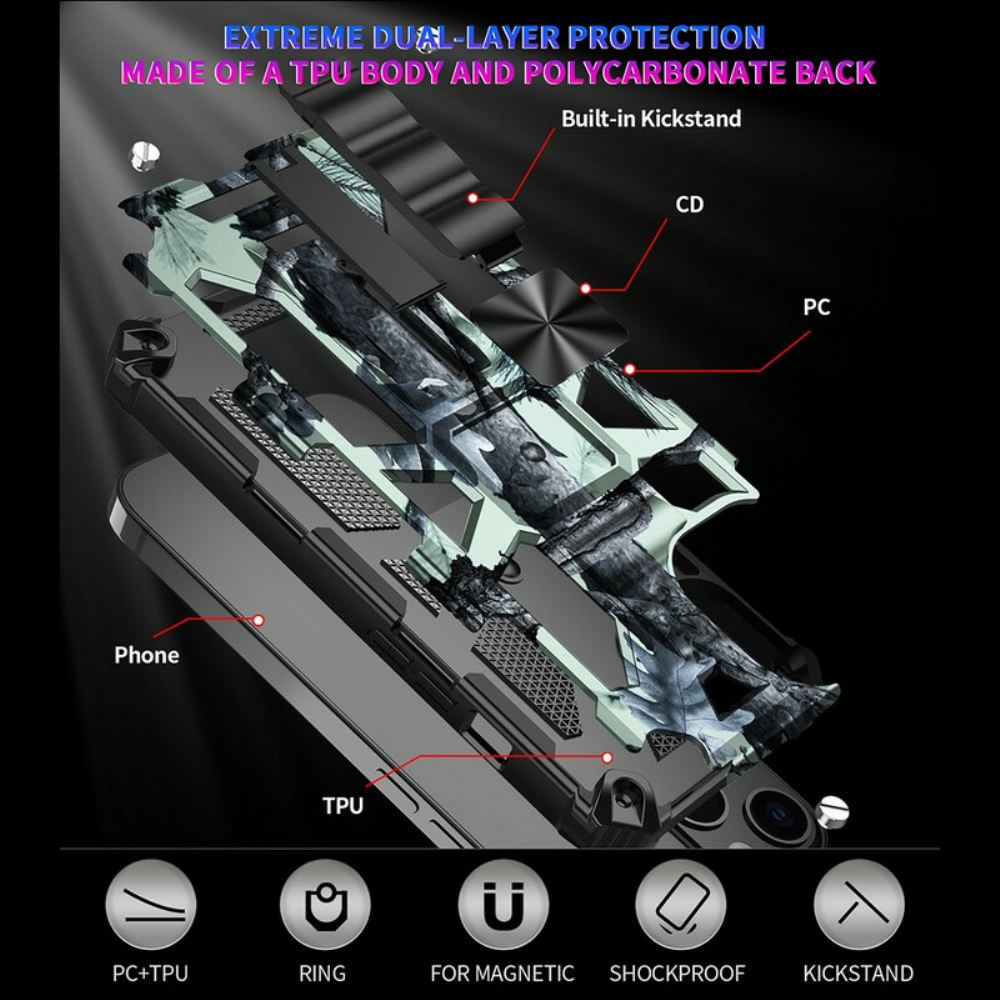 Kryt Na iPhone 13 Pro Max Odnímatelná Maskovací Podpěra