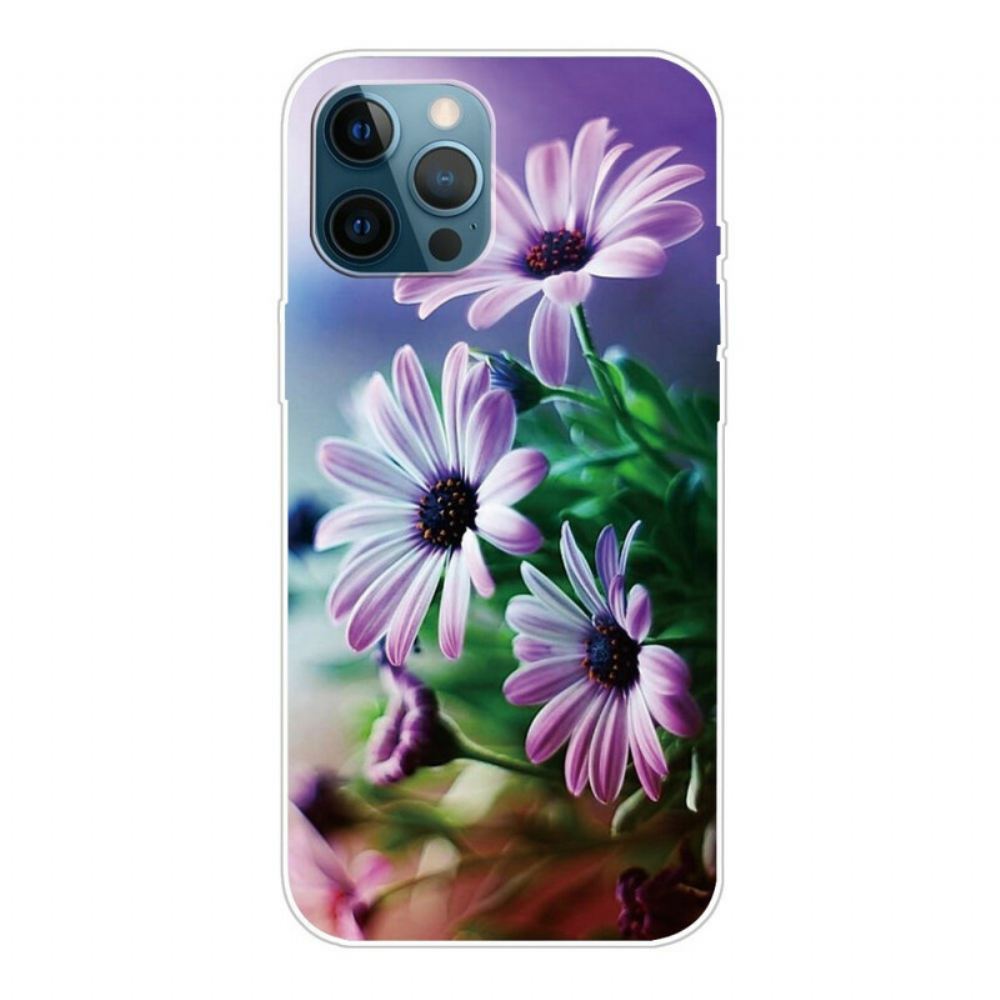 Kryt Na iPhone 13 Pro Max Realistické Květiny