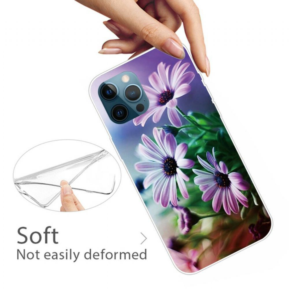 Kryt Na iPhone 13 Pro Max Realistické Květiny