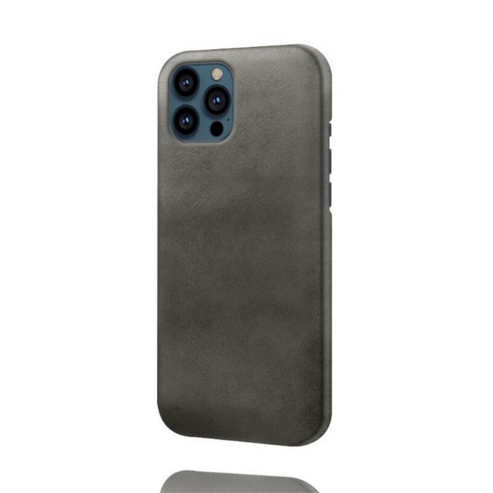 Kryty Na Mobil Na iPhone 13 Pro Max Kožený Efekt Ksq