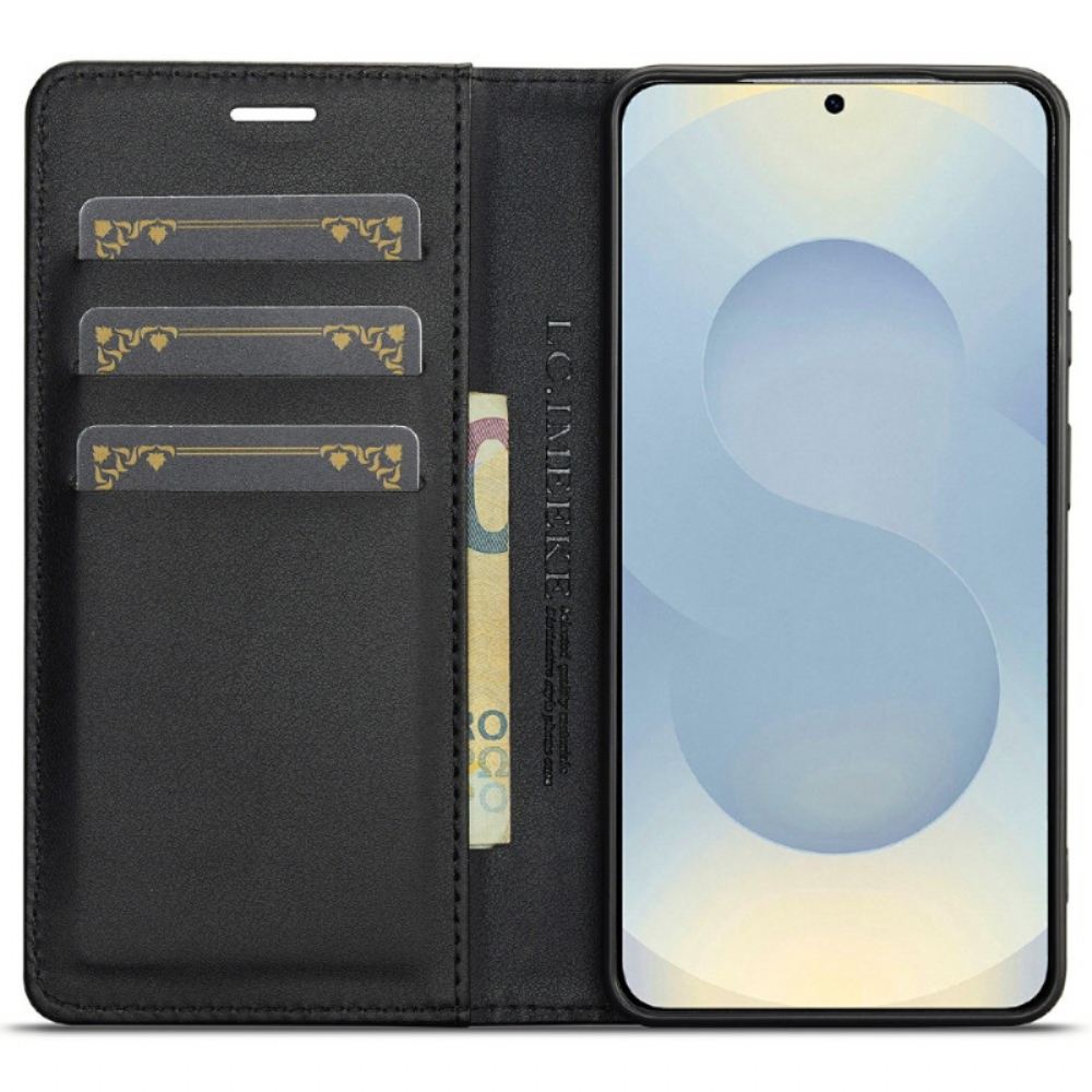 Kožené Pouzdro Folio Na Samsung Galaxy S26 Plus Uhlíková Vlákna