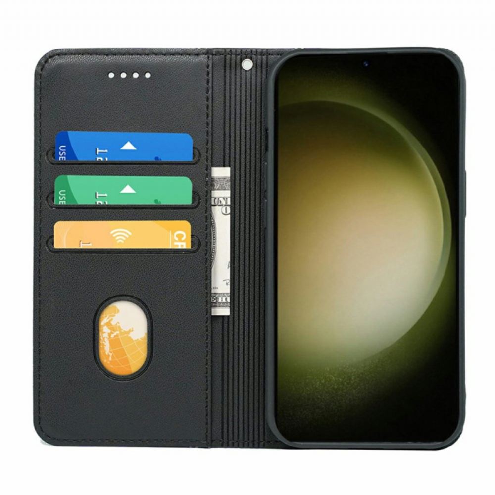 Kožené Pouzdro Folio Samsung Galaxy S26 Plus Ozdoba