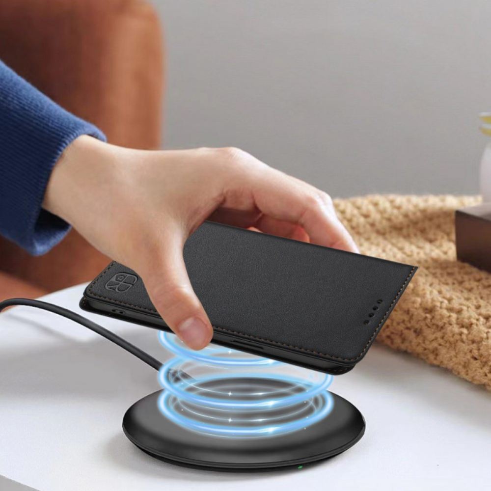 Kožené Pouzdro Folio Samsung Galaxy S26 Plus Rinacasis