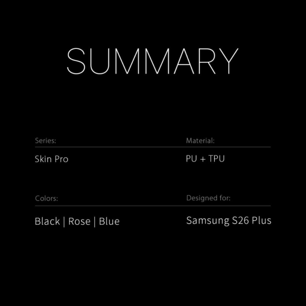 Kožené Pouzdro Samsung Galaxy S26 Plus Kryty Na Mobil Série Skin Pro Dux Ducis