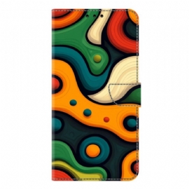 Kožený Kryt Na Samsung Galaxy S26 Plus Malovaný Motiv