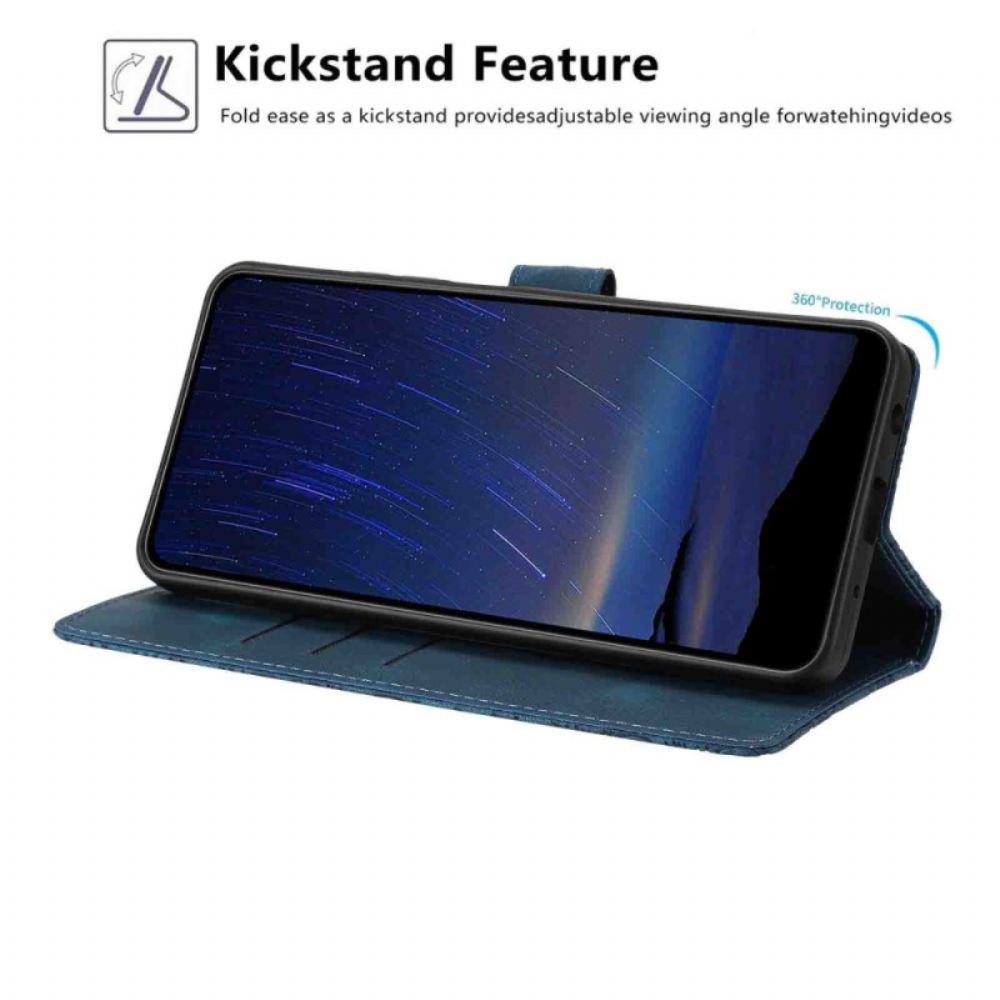 Kožený Kryt Samsung Galaxy S26 Plus Gravírování Třešňového Květu