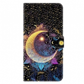 Kožený Kryt Samsung Galaxy S26 Plus Jasný Měsíc