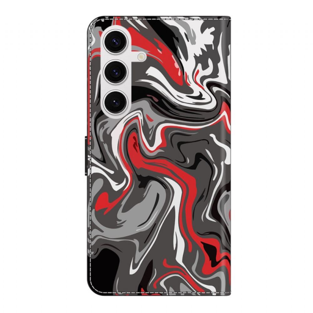 Kožený Kryt Samsung Galaxy S26 Plus Kamenný Vzor