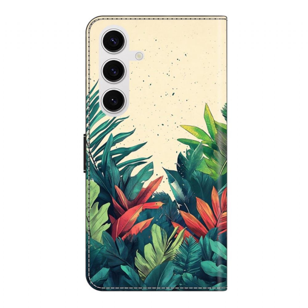 Kožený Kryt Samsung Galaxy S26 Plus Listy