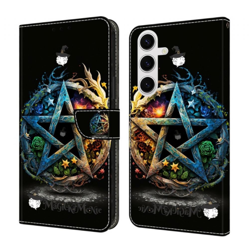 Kožený Kryt Samsung Galaxy S26 Plus Pentagram