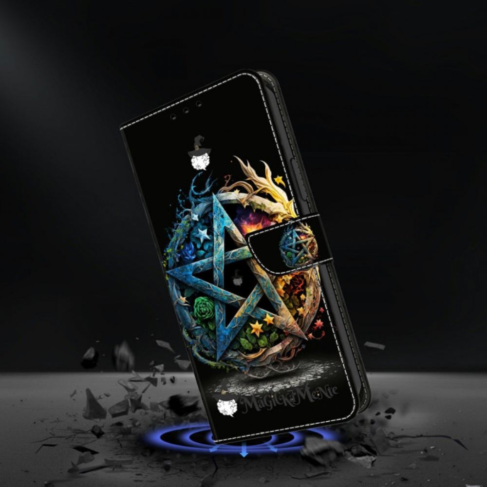 Kožený Kryt Samsung Galaxy S26 Plus Pentagram