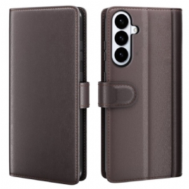 Kožený Kryt Samsung Galaxy S26 Plus Pravá Kůže