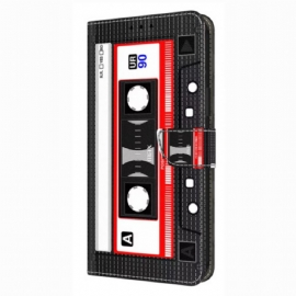 Kožený Kryt Samsung Galaxy S26 Plus Vzor Kazetové Pásky