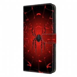 Kožený Kryt Samsung Galaxy S26 Plus Černý Pavouk