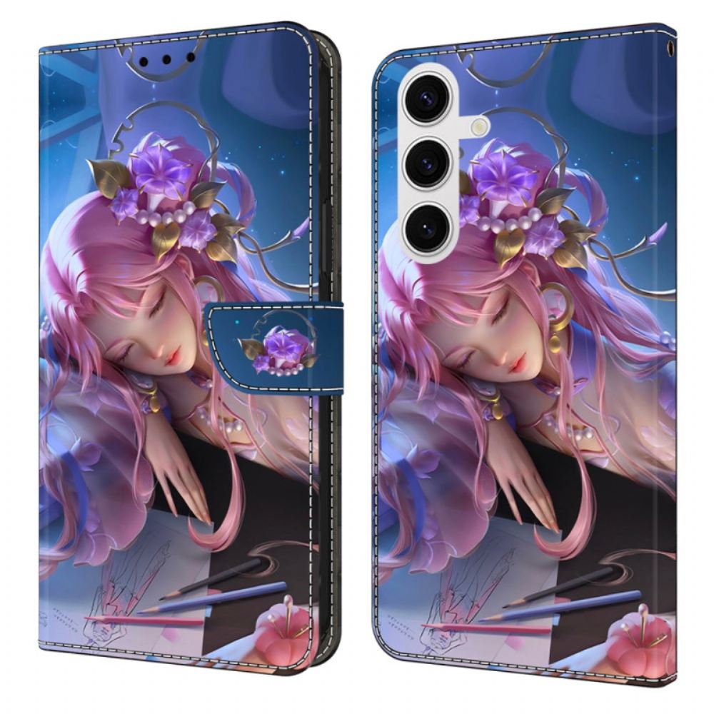 Kožený Kryt Samsung Galaxy S26 Plus Šípková Růženka