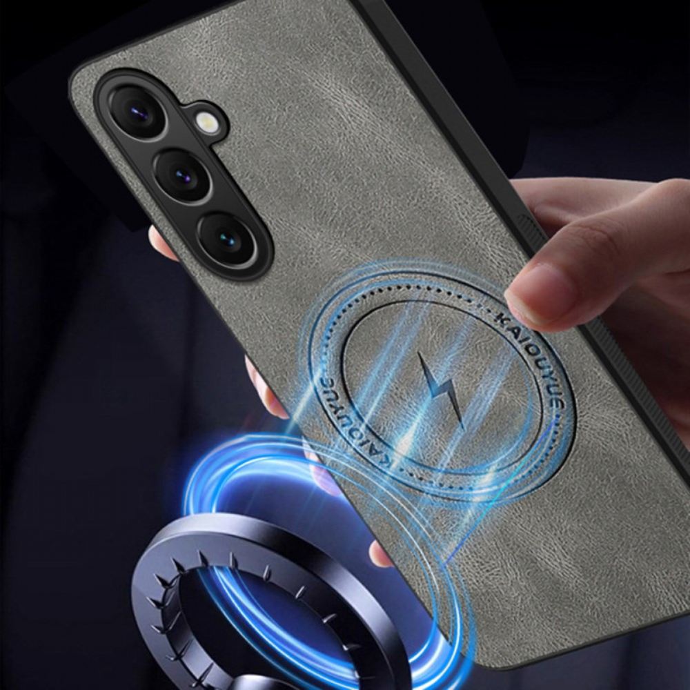 Kryt Na Samsung Galaxy S26 Plus Magnetický Kožený Styl