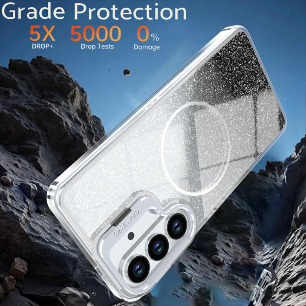 Kryt Samsung Galaxy S26 Plus Kryty Na Mobil Magnetický Gradientní Třpytky A Podklad