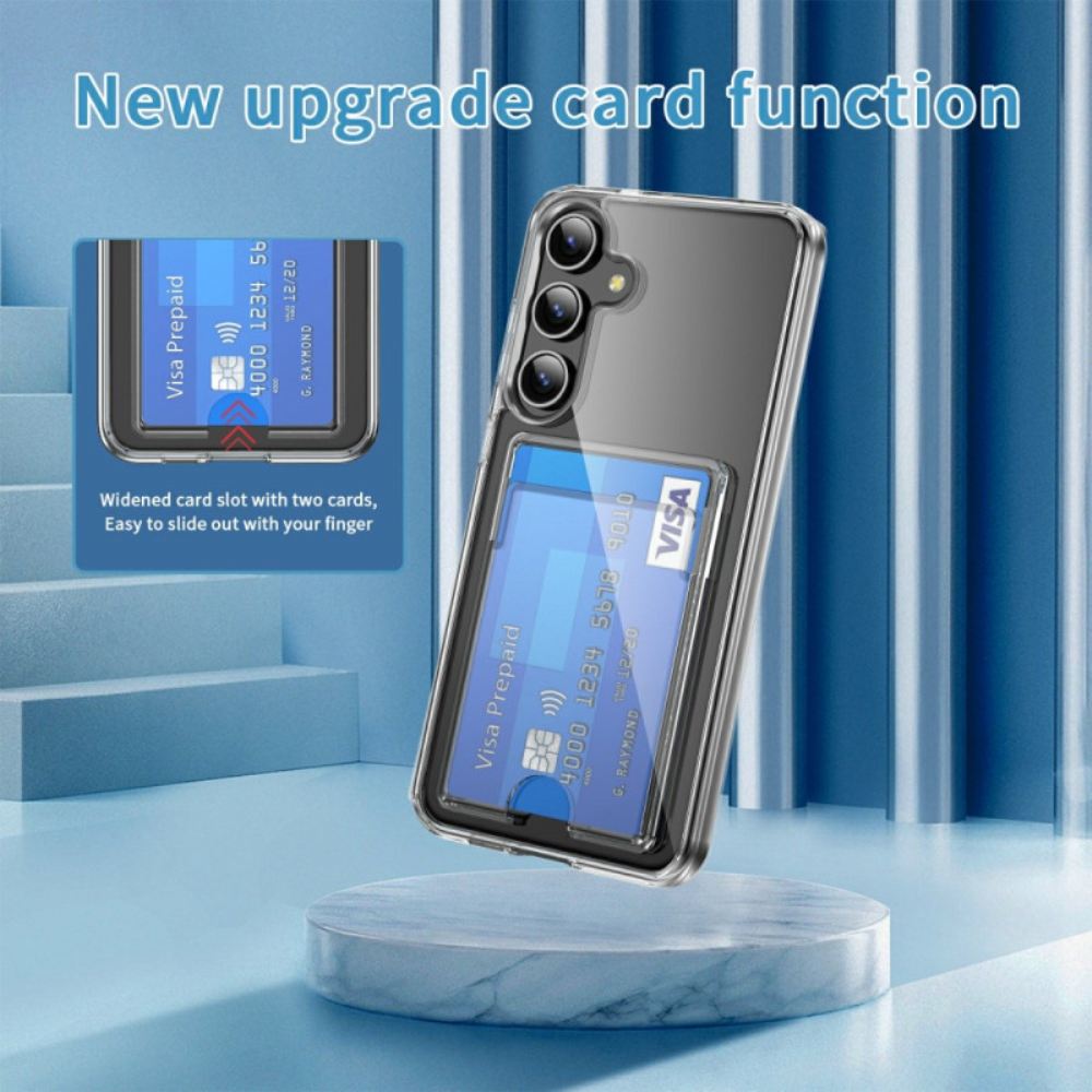 Kryt Samsung Galaxy S26 Plus Průhledné S Pouzdrem Na Karty