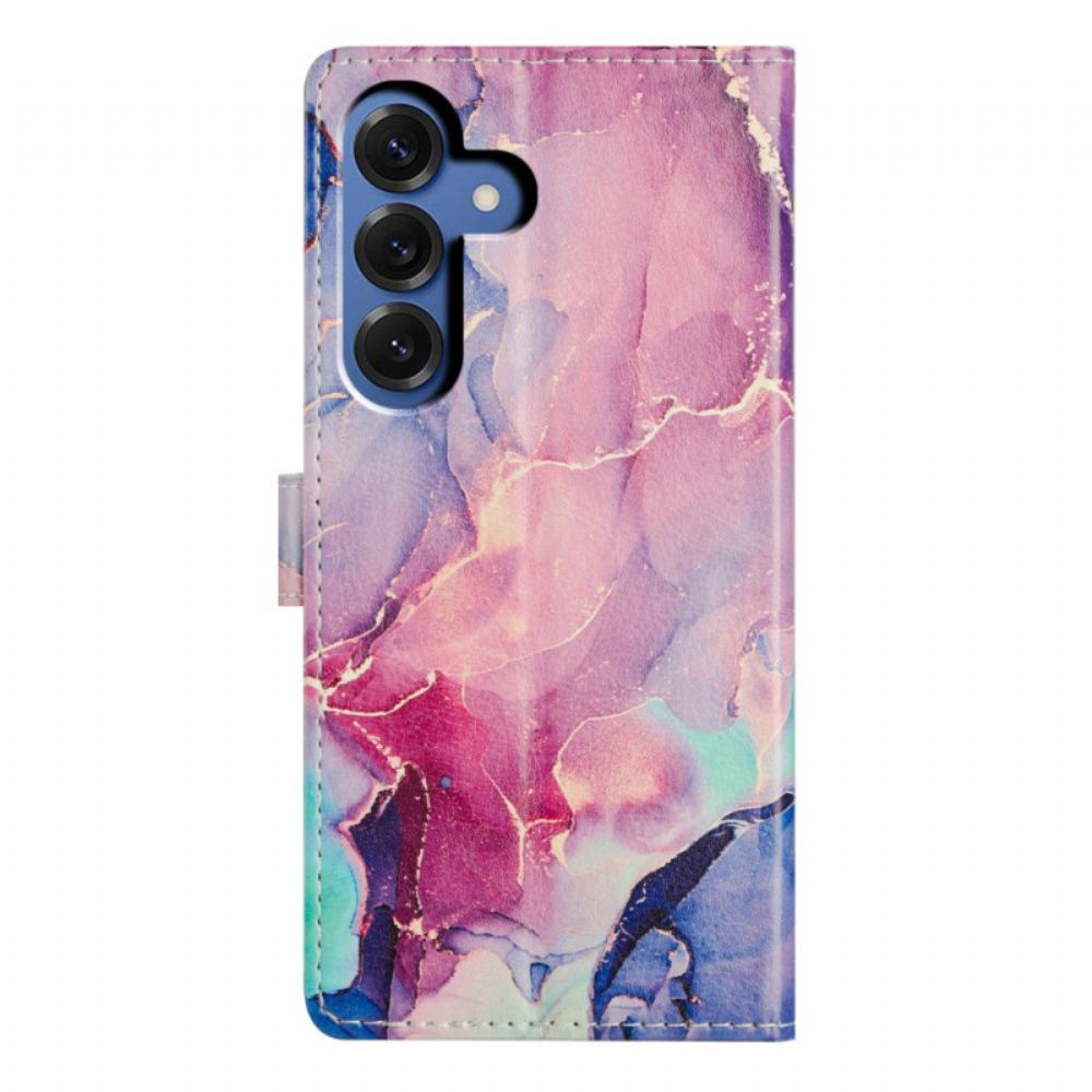 Peněženková Pouzdra Samsung Galaxy S26 Plus Barevný Mramor