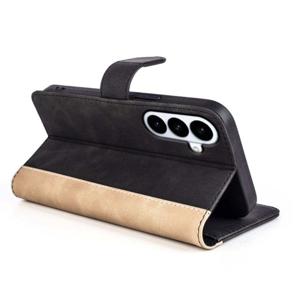 Peněženková Pouzdra Samsung Galaxy S26 Plus Dvoubarevná Grafika