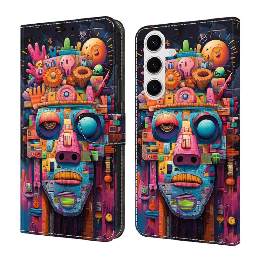 Peněženková Pouzdra Samsung Galaxy S26 Plus Kryty Na Mobil Graffiti Portrét