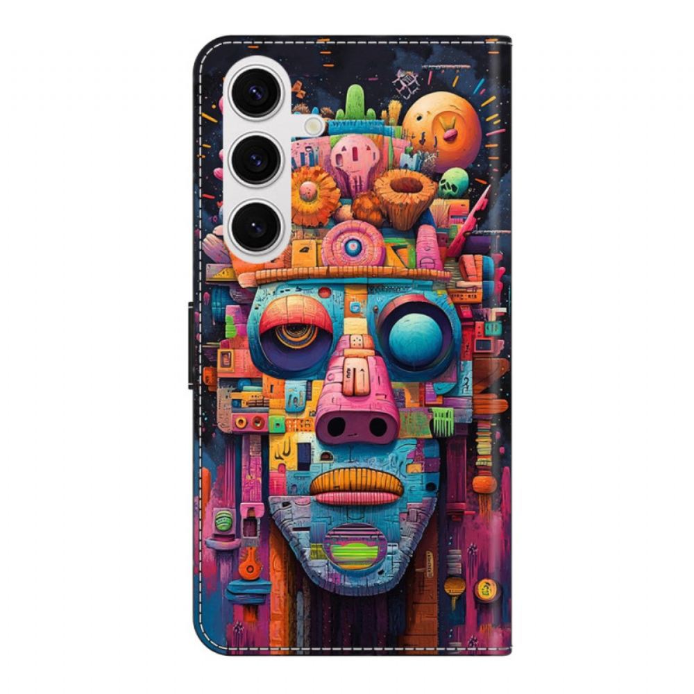 Peněženková Pouzdra Samsung Galaxy S26 Plus Kryty Na Mobil Graffiti Portrét