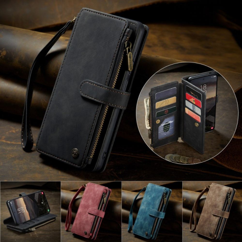 Peněženková Pouzdra Samsung Galaxy S26 Plus Kryty Na Mobil Semišový Efekt Caseme