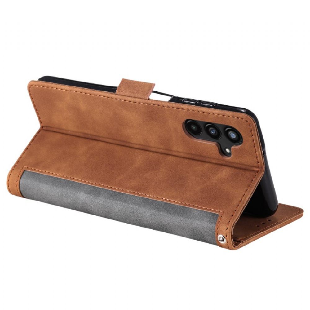 Peněženková Pouzdra Samsung Galaxy S26 Plus Kryty Na Mobil Semišový Efekt S Rfid Ochranou