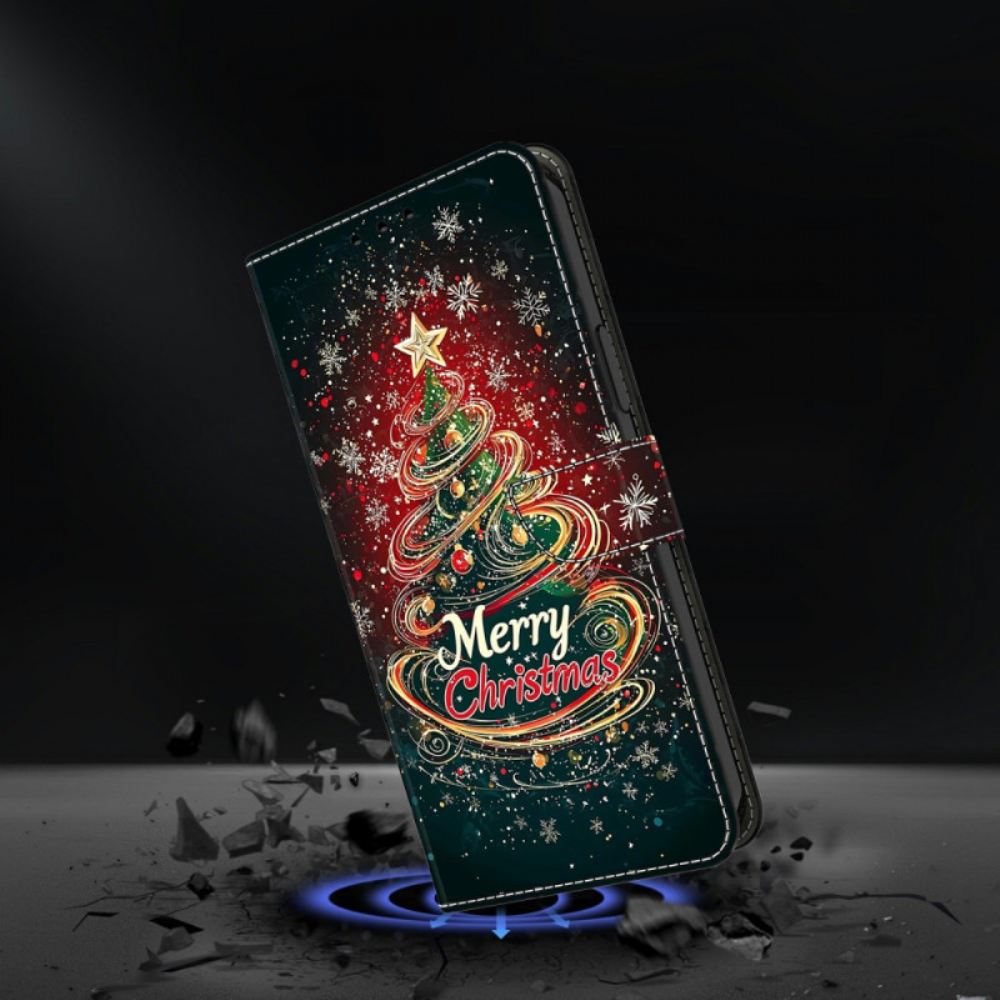 Peněženková Pouzdra Samsung Galaxy S26 Plus Vánoční Strom