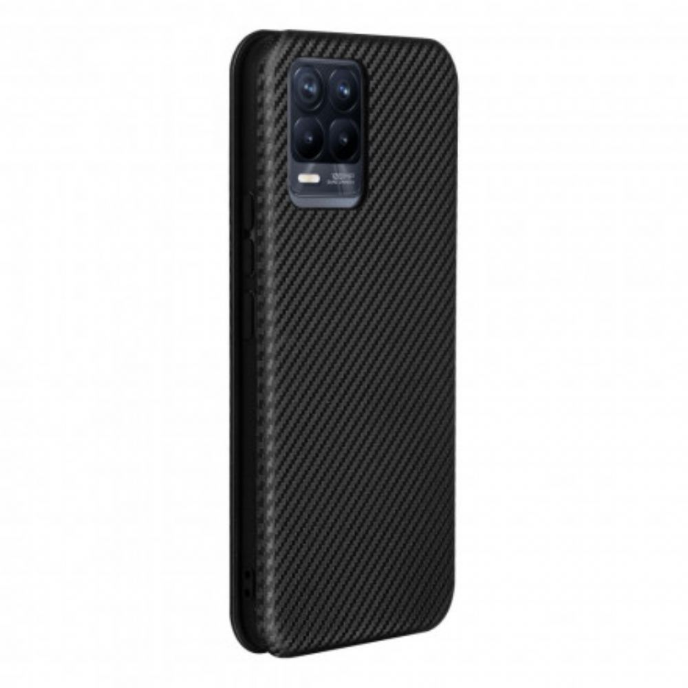 Kryty Na Mobil Na Realme 8 / 8 Pro Flipové Pouzdro Barevný Uhlíkový Silikon