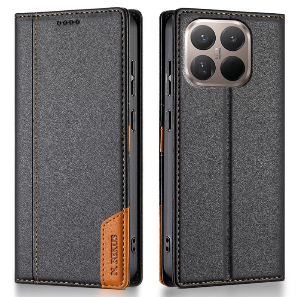 Kožené Pouzdro Folio Xiaomi 15t Rfid Ochrana