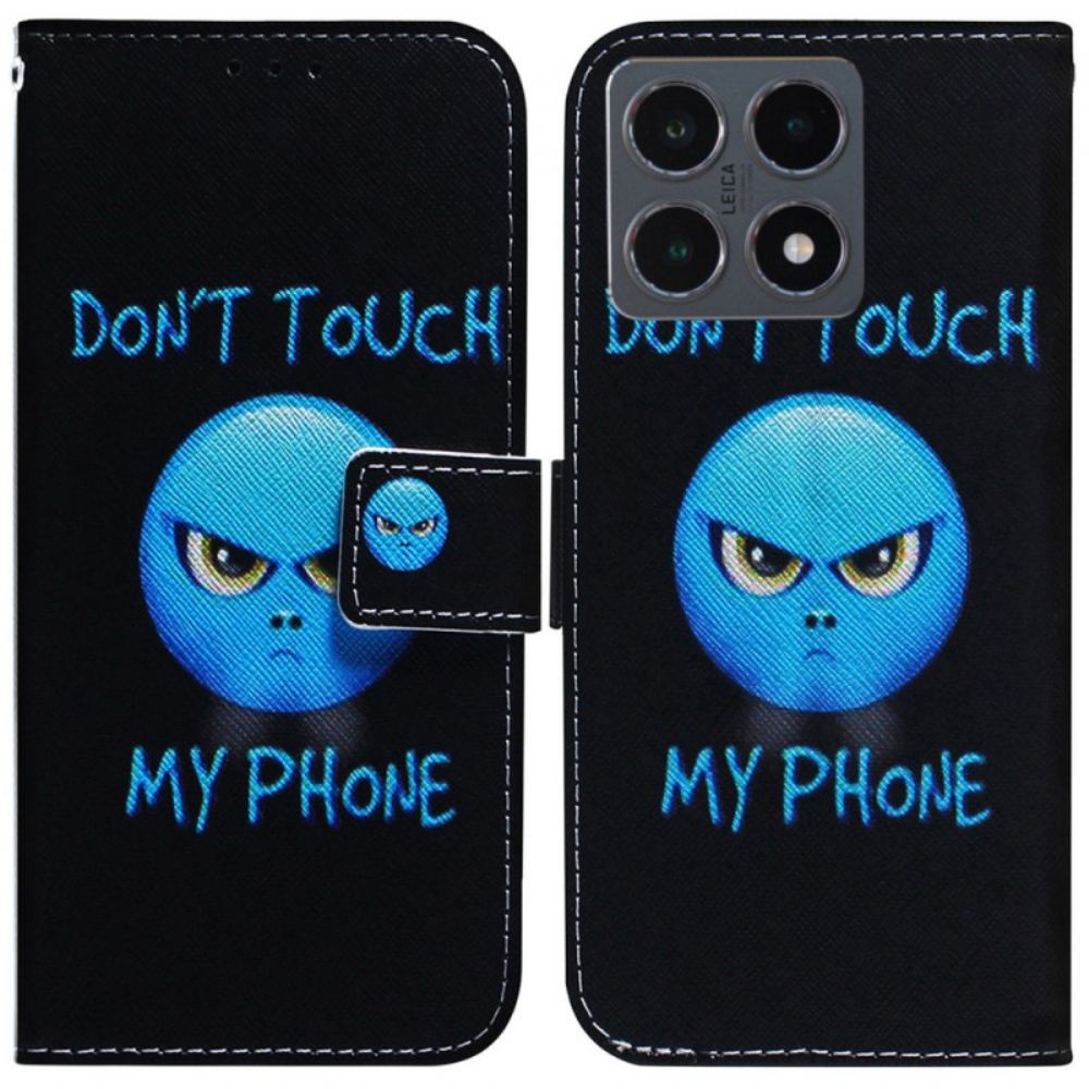 Kožený Kryt Na Xiaomi 15t Emoji Telefon