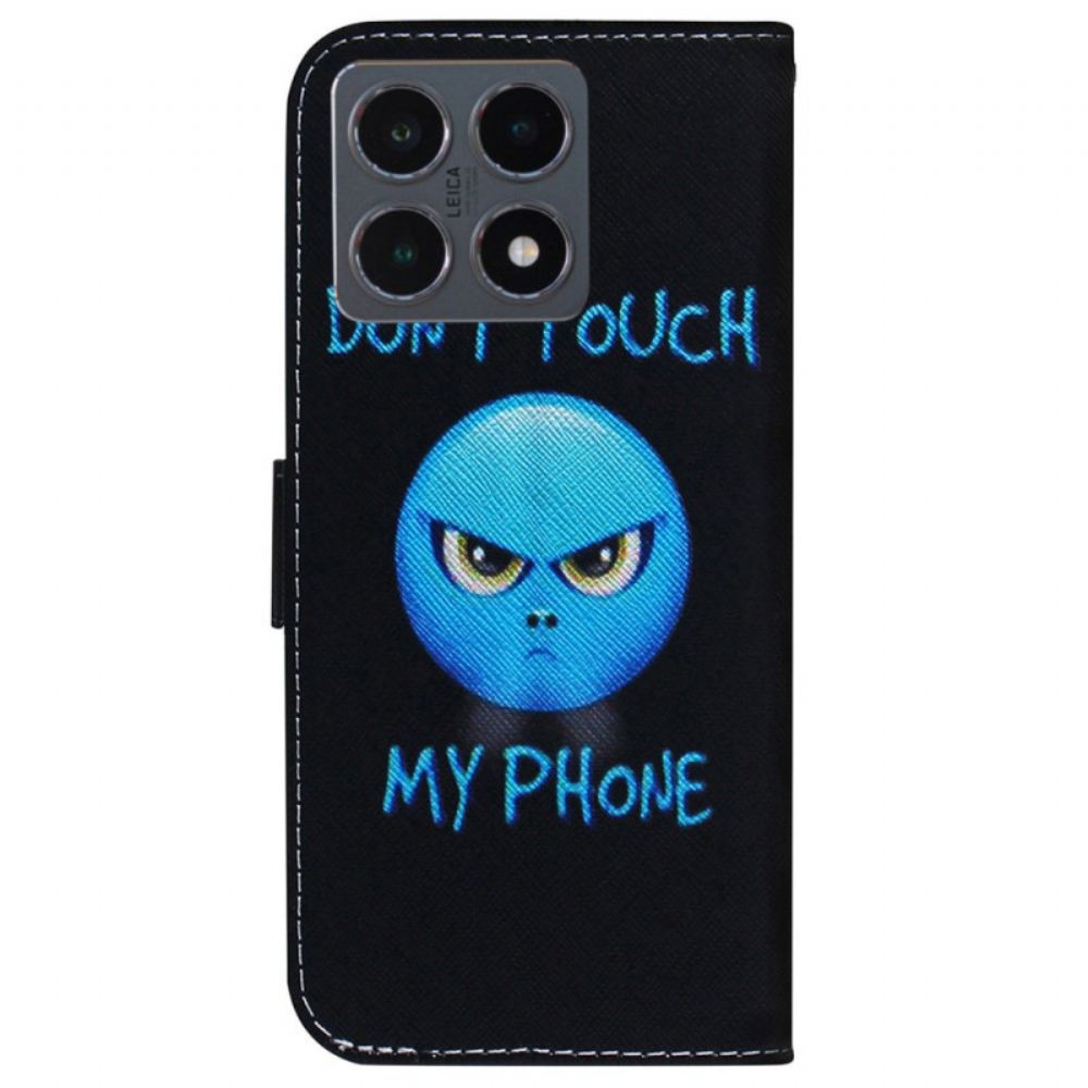 Kožený Kryt Na Xiaomi 15t Emoji Telefon