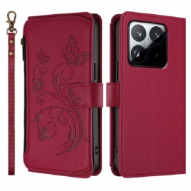 Kožený Kryt Xiaomi 15t 6 Rfid Pouzder Na Karty A Šňůrka Na Krk