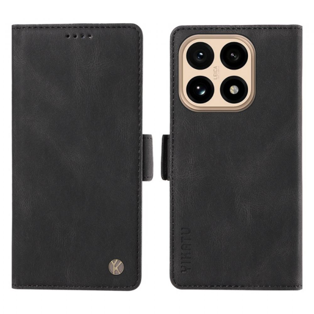 Kožený Kryt Xiaomi 15t Efekt Matné Kůže