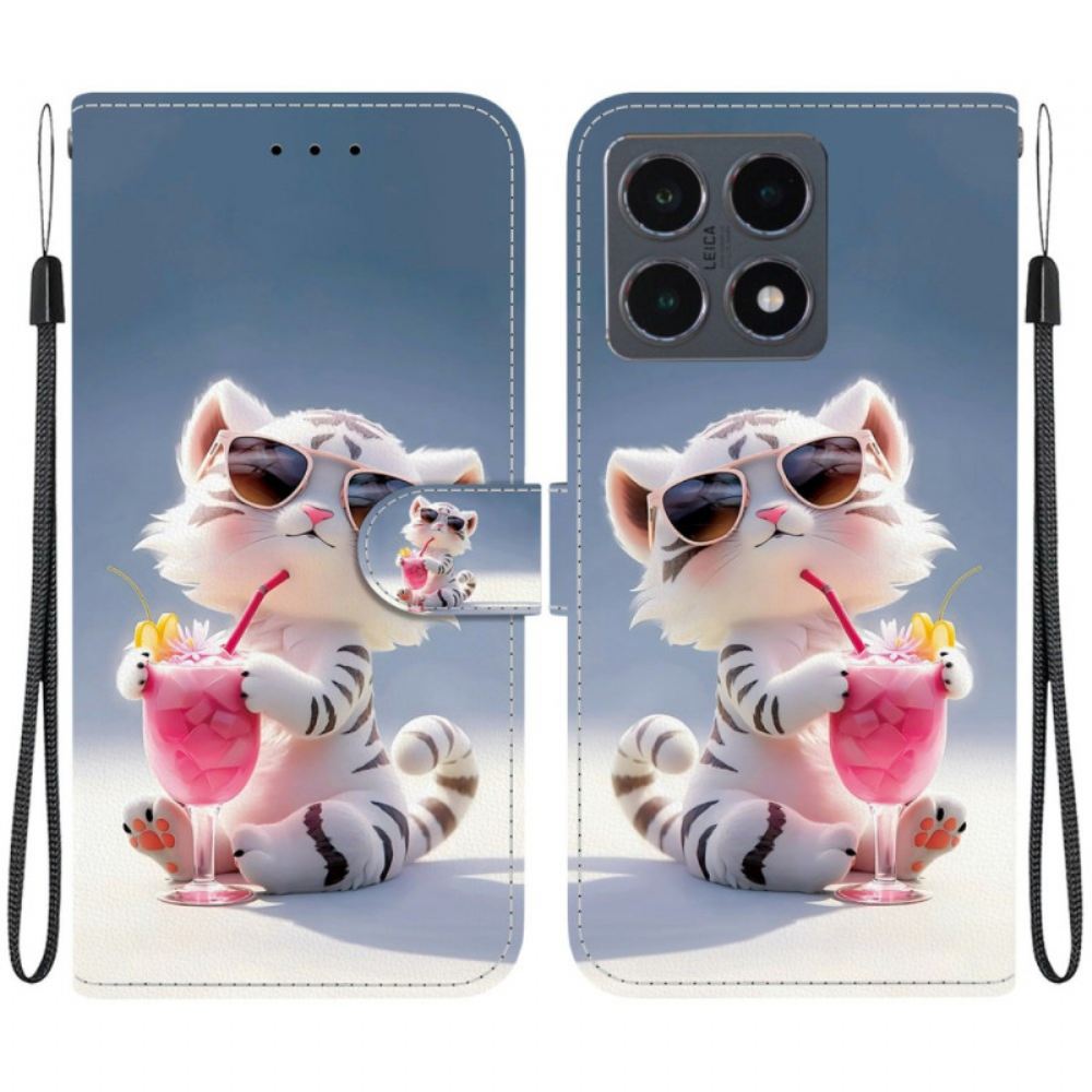 Kožený Kryt Xiaomi 15t Malý Tygr