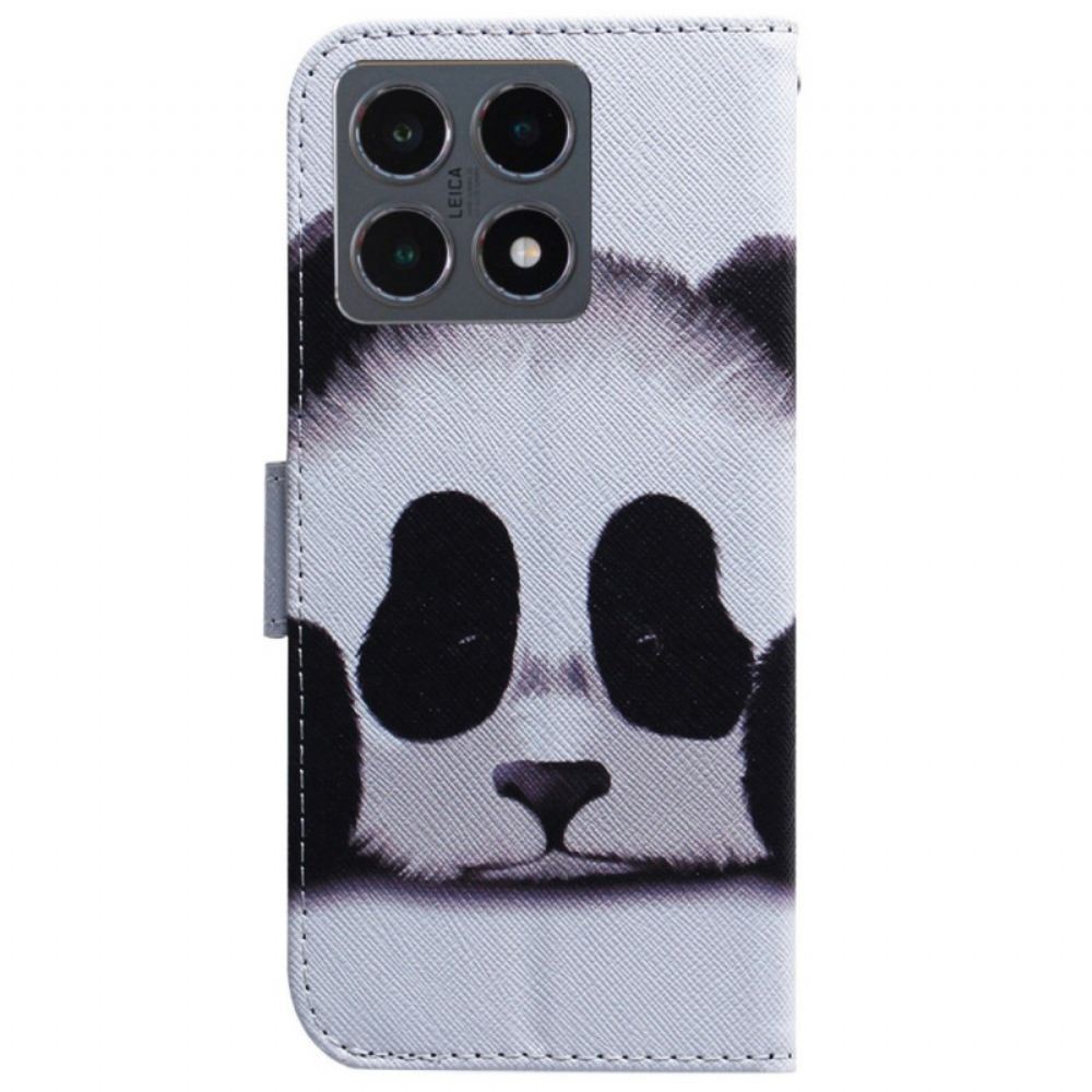 Kožený Kryt Xiaomi 15t Motiv Pandy