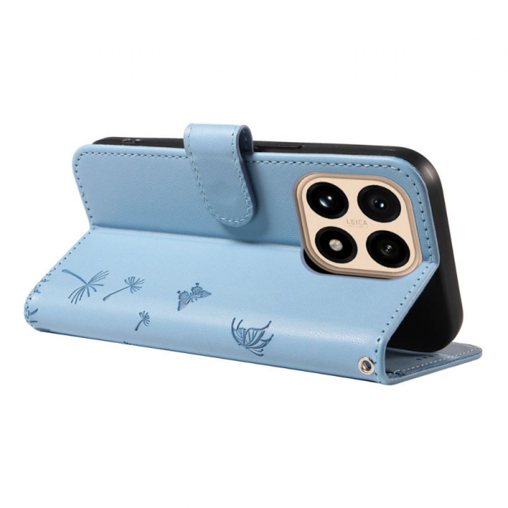 Kožený Kryt Xiaomi 15t Pampelišky