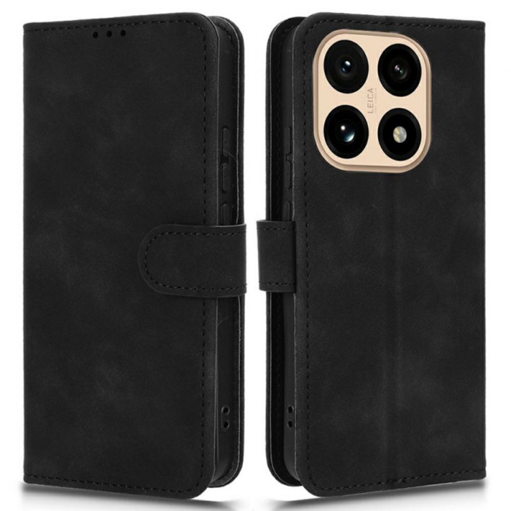 Kožený Kryt Xiaomi 15t Semiš Efekt