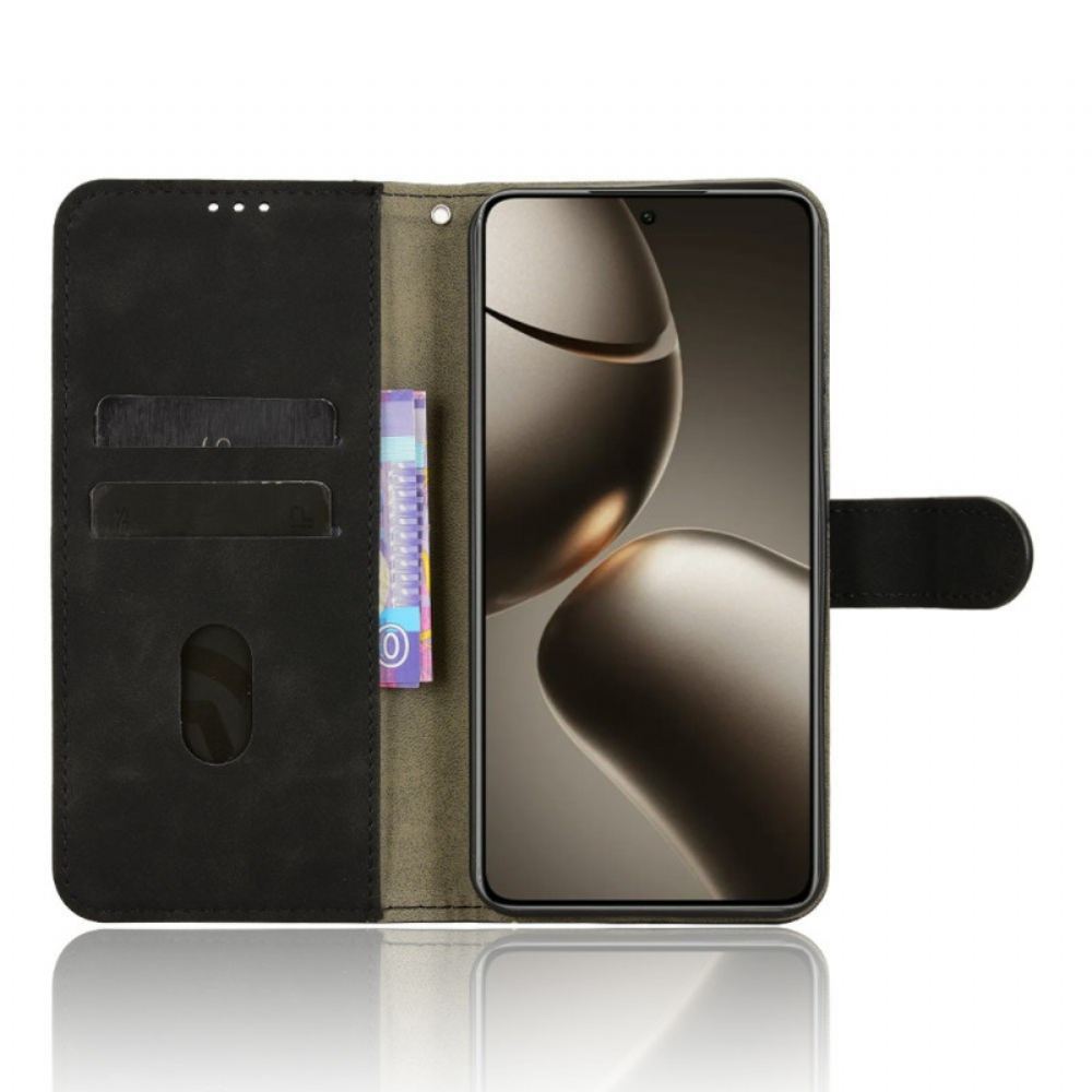 Kožený Kryt Xiaomi 15t Semiš Efekt