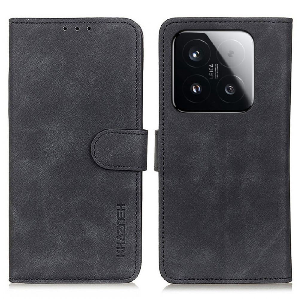 Kožený Kryt Xiaomi 15t Semišový Efekt Khazneh