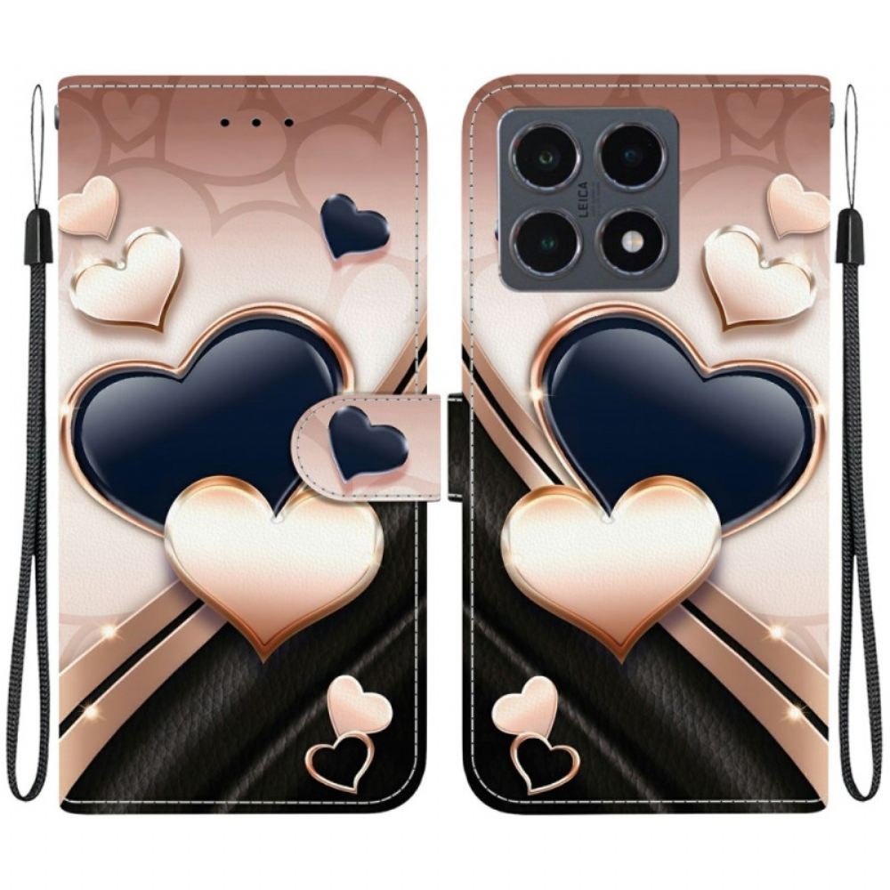 Kožený Kryt Xiaomi 15t Srdce