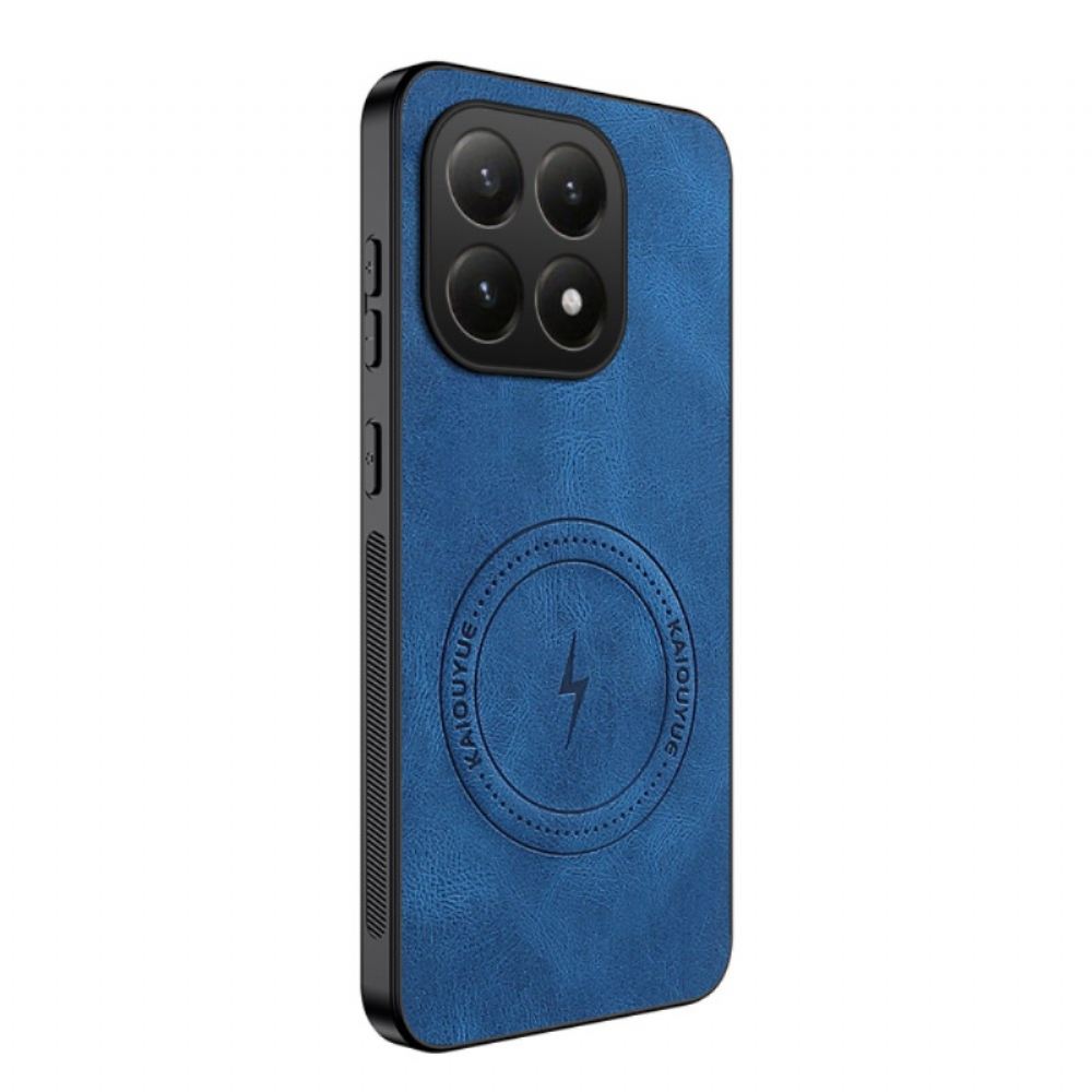 Kryt Xiaomi 15t Kožený Efekt Magsafe