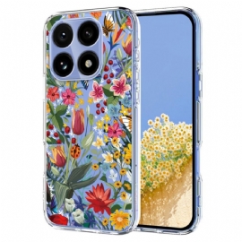 Kryt Xiaomi 15t Průhledný Květinový Vzor