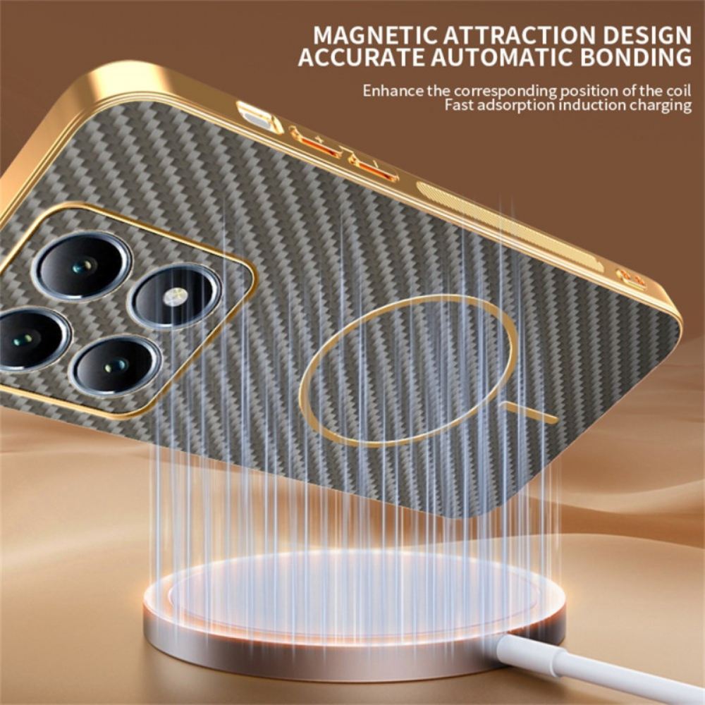 Kryt Xiaomi 15t Textura Uhlíkových Vláken