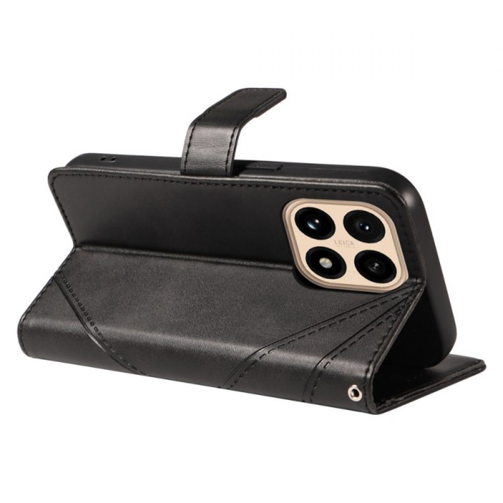 Peněženková Pouzdra Xiaomi 15t Dvoubarevný A Linkovaný