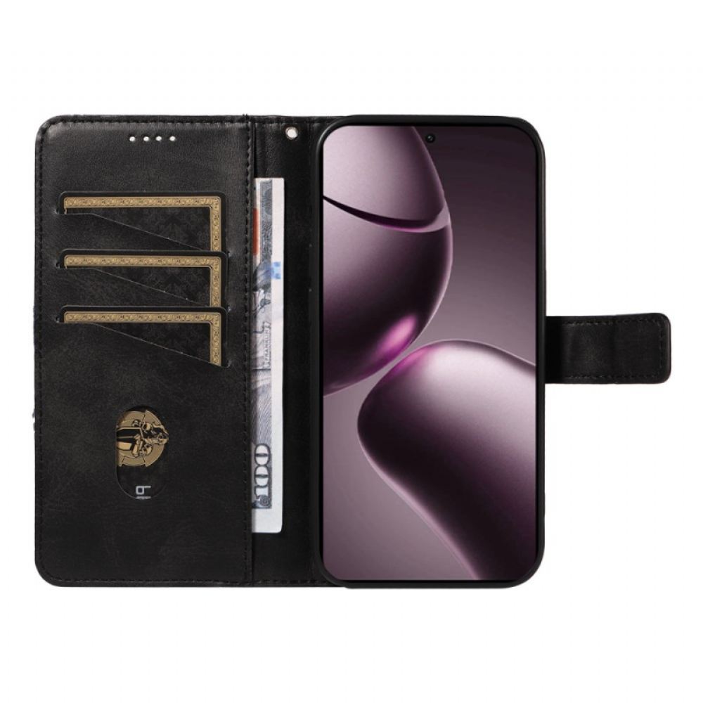 Peněženková Pouzdra Xiaomi 15t Dvoubarevný A Linkovaný